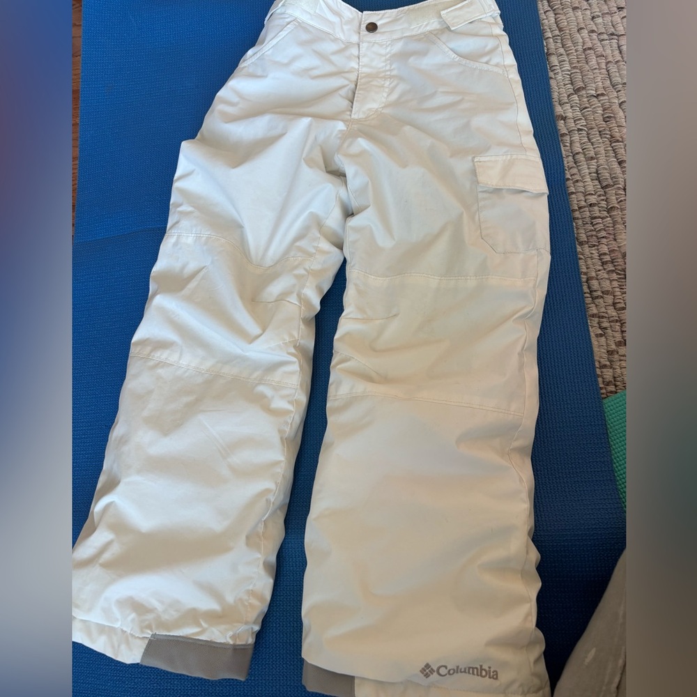 Columbia Kids' White/Cream Snow/Ski Pants